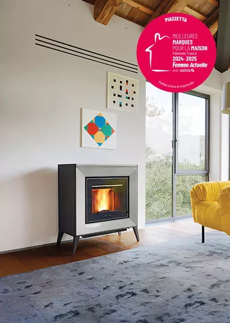 Seguin Trend Line Bois : poêles cylindriques ou cubiques avec finitions laquées modernes, puissances élevées et style contemporain unique à Saint Chamond